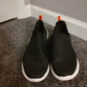 Clarks Black and Orange Women's Sneakers